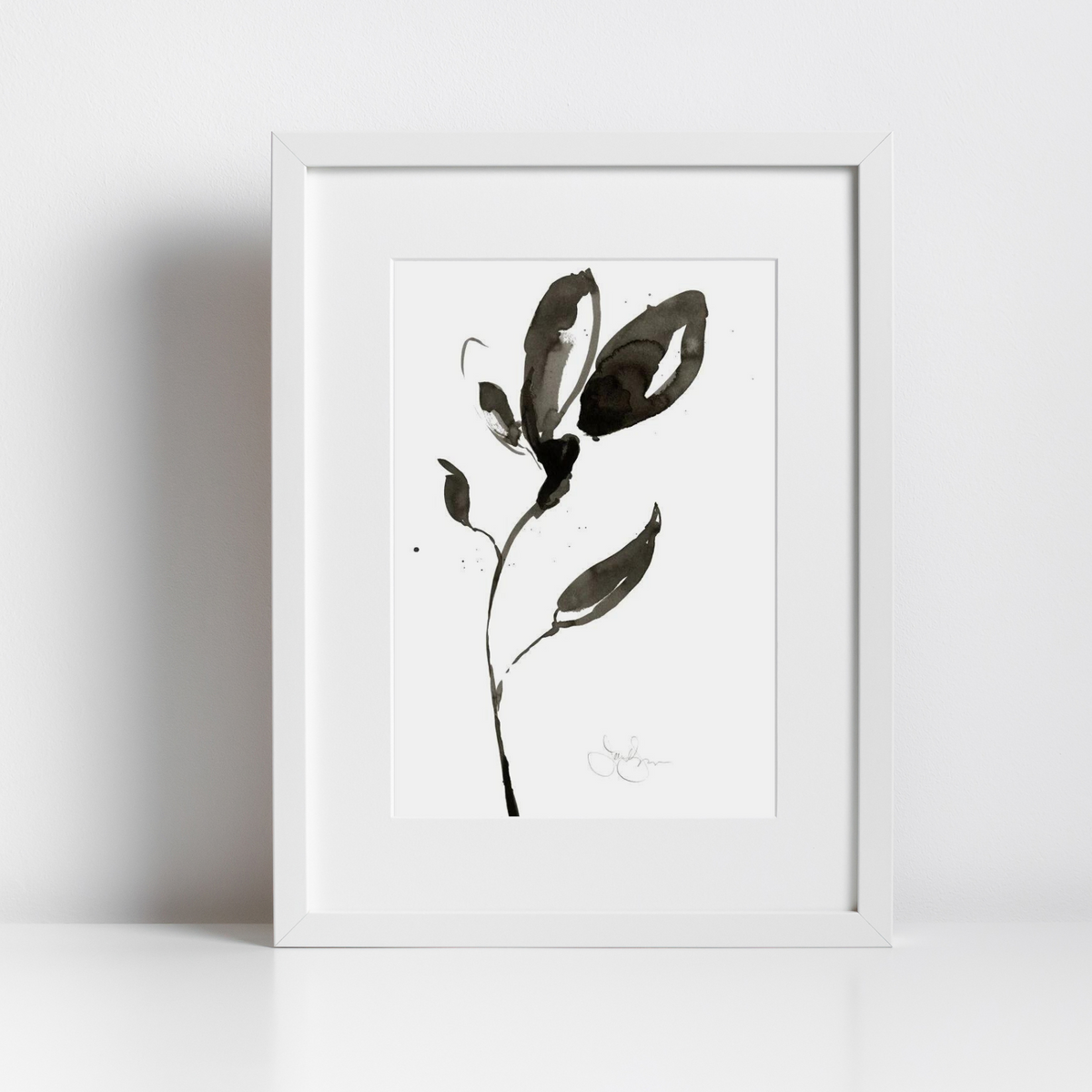 Solitary Sumi-e I