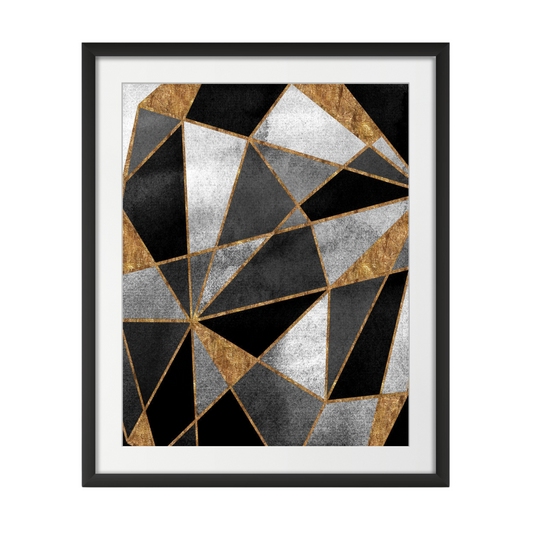 Black Geo Abstracted